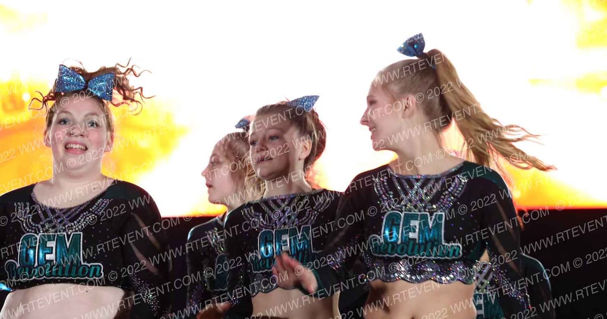 Gem Revolution Diamond Elite · Hard Rockin National Cheerleading Championships