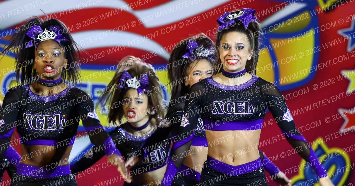 Cheer Xcel Purple Reign · The American Superstarz Raleigh Nationals DIDII