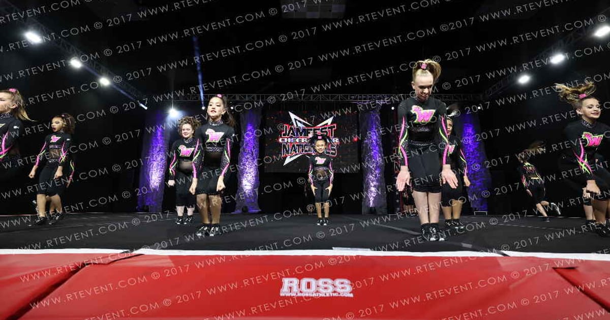 Westside Cougars All Stars Pink Flames · JAMFest Cheer Super Nationals