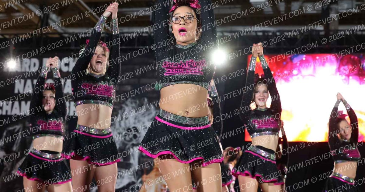 Champion Athletics Obsidian · Hard Rockin National Cheerleading Championships