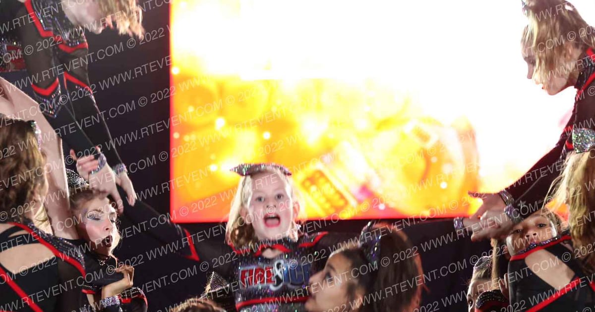 Fire and Ice Allstars Black Ice · Hard Rockin National Cheerleading Championships