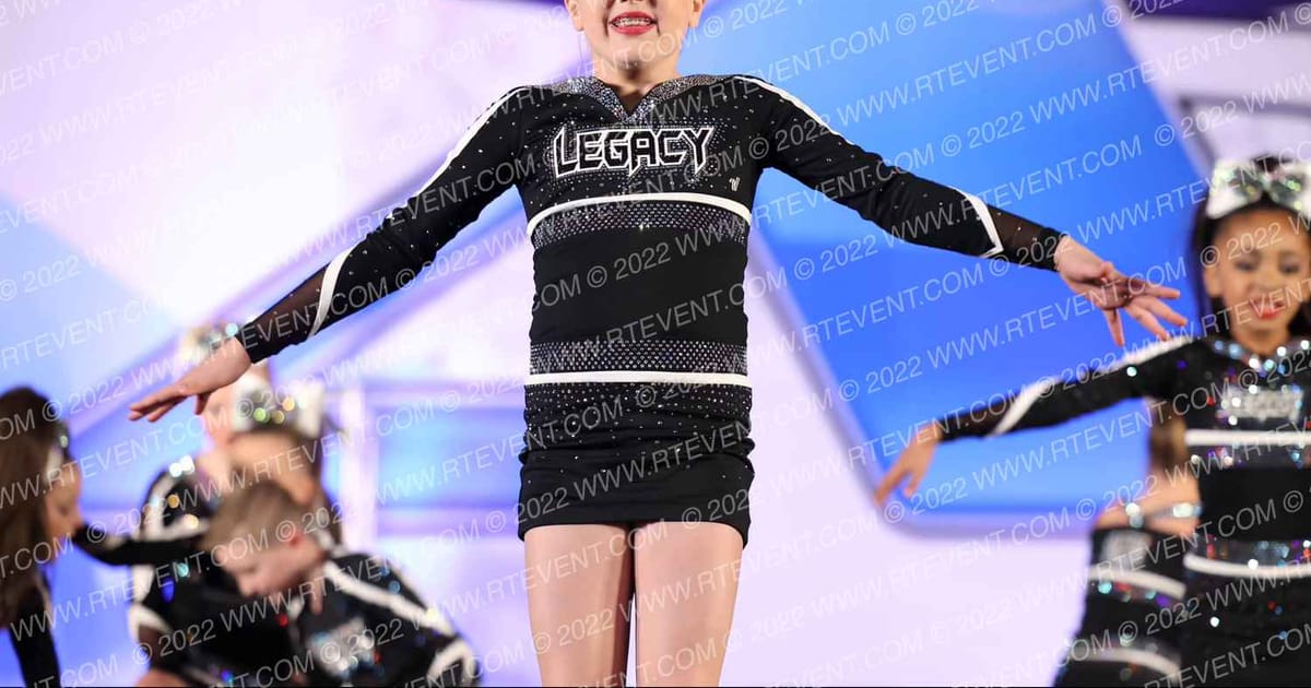 Legacy Premier Cheer Silver Lining · Athletic Mesa