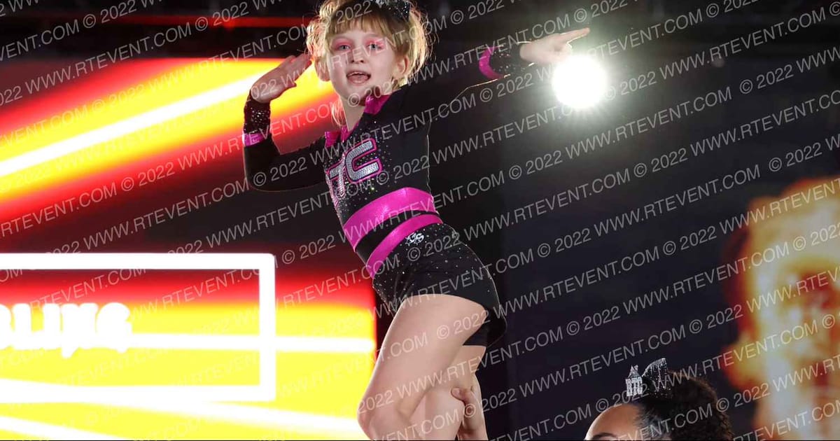 Rachels tumbling RAIN · Hard Rockin National Cheerleading Championships