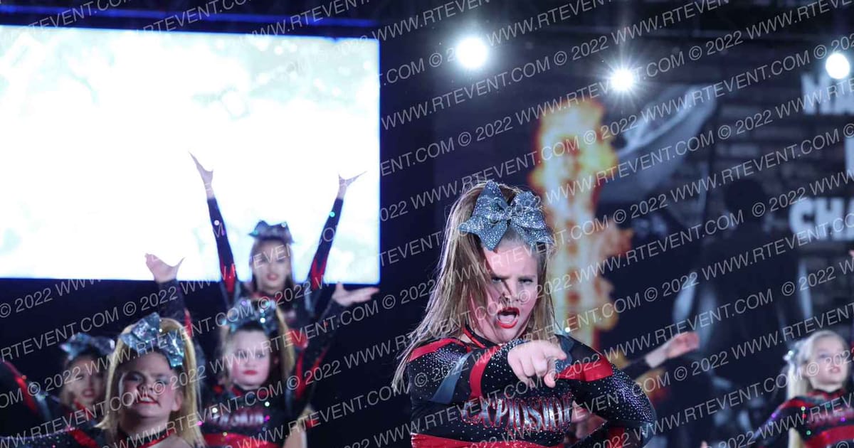 Brunswick Explosion M16's · Hard Rockin National Cheerleading Championships