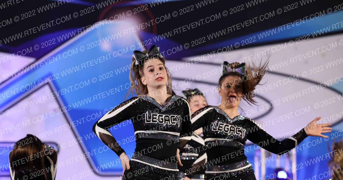 Legacy Premier Cheer Black Magic · Athletic Mesa