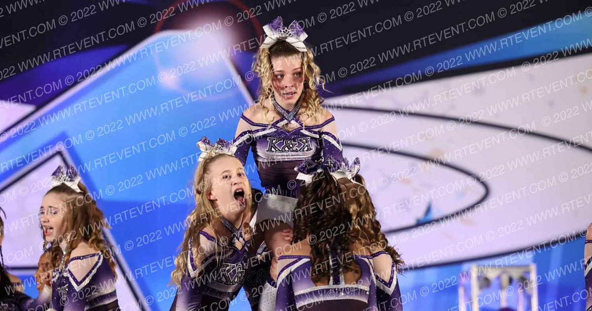 K & K Cheer Empire Notorious · Athletic Mesa