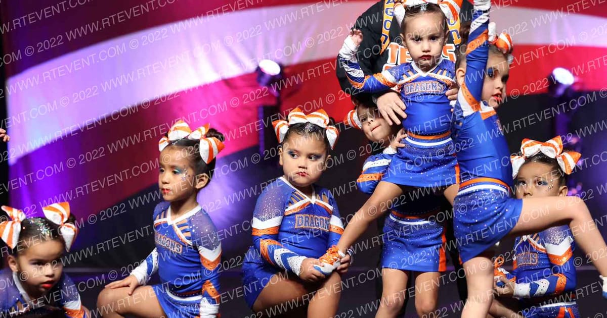 Texas Cheer Dragons Twinkle Twinkle Lil' Stars · ACP Southern Nationals