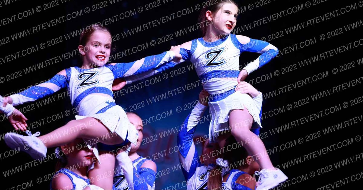 Zone Cheer All Stars Little Liberty · All out nationals