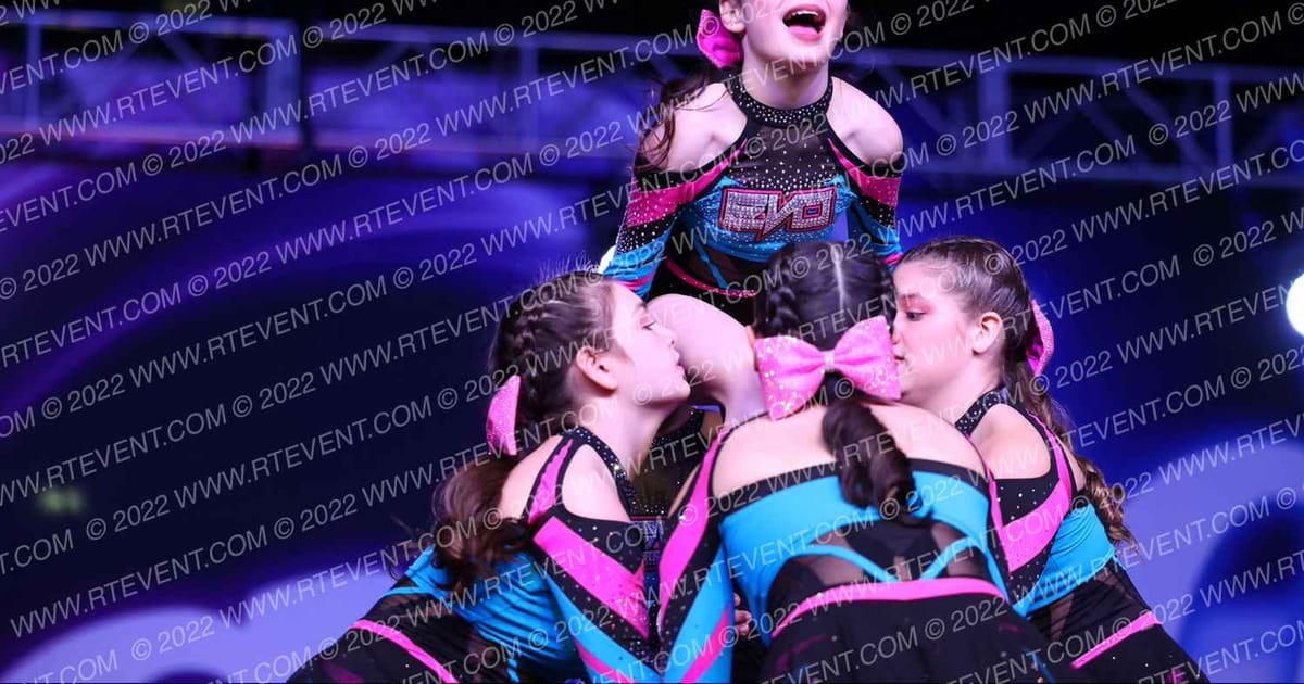 Evolution Cheer Teal Rage · Coastal at the Capitol Grand Nationals