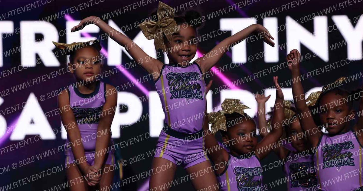 Genesis Cheer Xtreme Tiny Sapphires · CDE Mid Atlantic Open