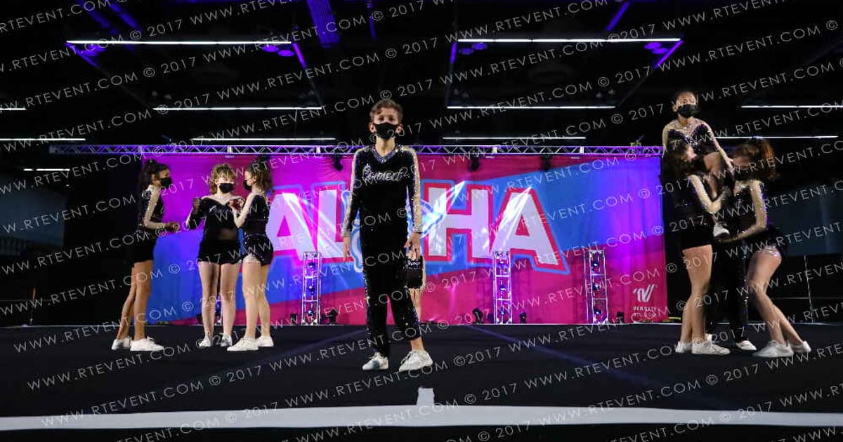 Connect Cheer Northwest Peach · Aloha Portland Showdown
