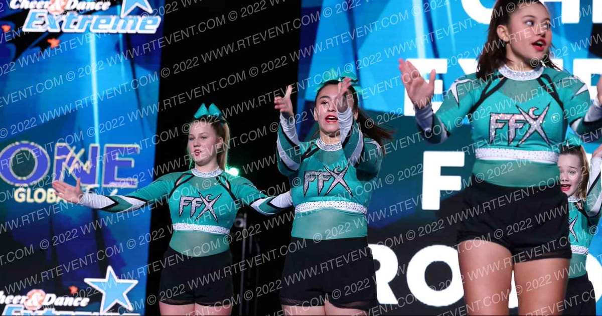 Cheer Extreme Fairfax Robo-Teal · CDE Mid Atlantic Open