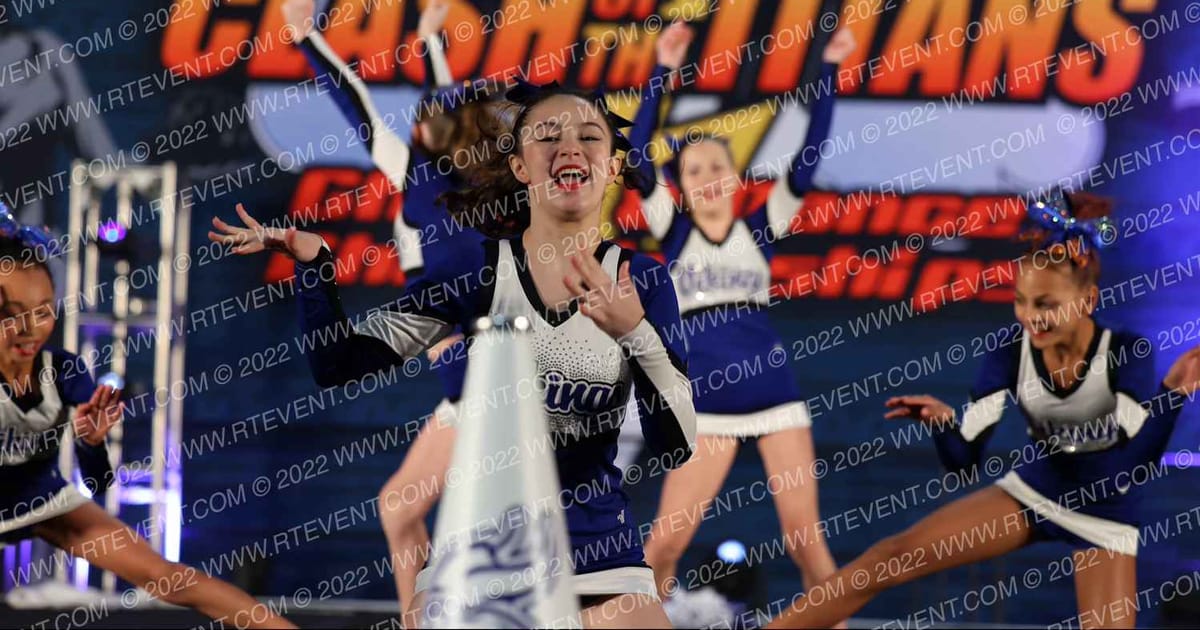 Vikings Community Cheerleading Vikings Flame · All Star Challenge Clash Of The Titans Tacoma