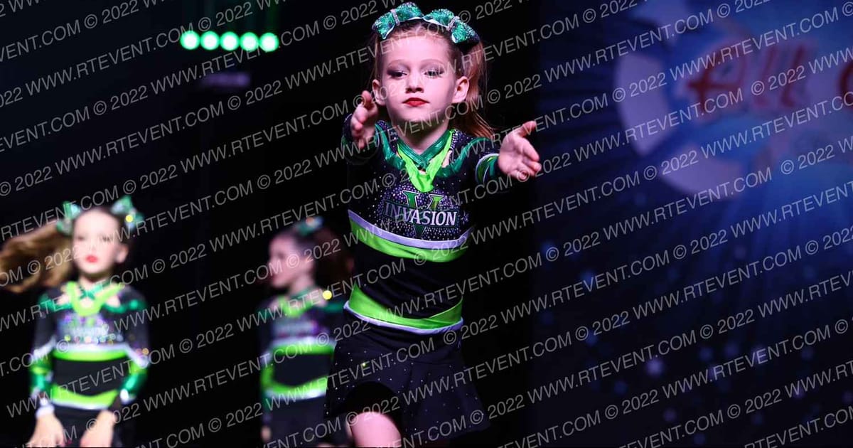 Invasion Cheer MINI M1SSLES · All out nationals