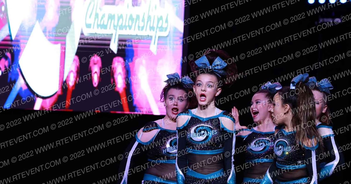 Panhandle Hurricanes Cheer Storm Surge · All out nationals