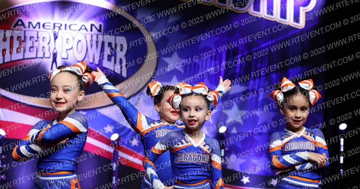 Texas Cheer Dragons Tiny Twinkles · ACP Southern Nationals FIXED