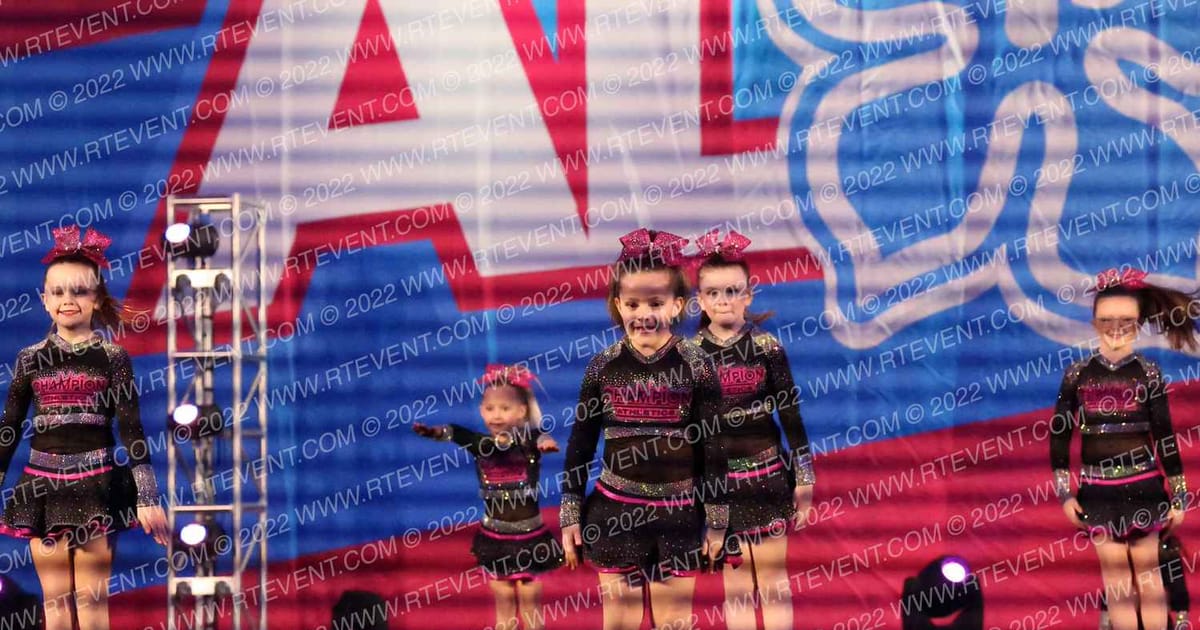 Champion Athletics Cheer and Dance Pink Pixies · Aloha showdown FIXED