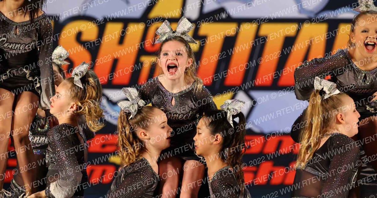 Connect Cheer Northwest Peach · All Star Challenge Clash Of The Titans Tacoma