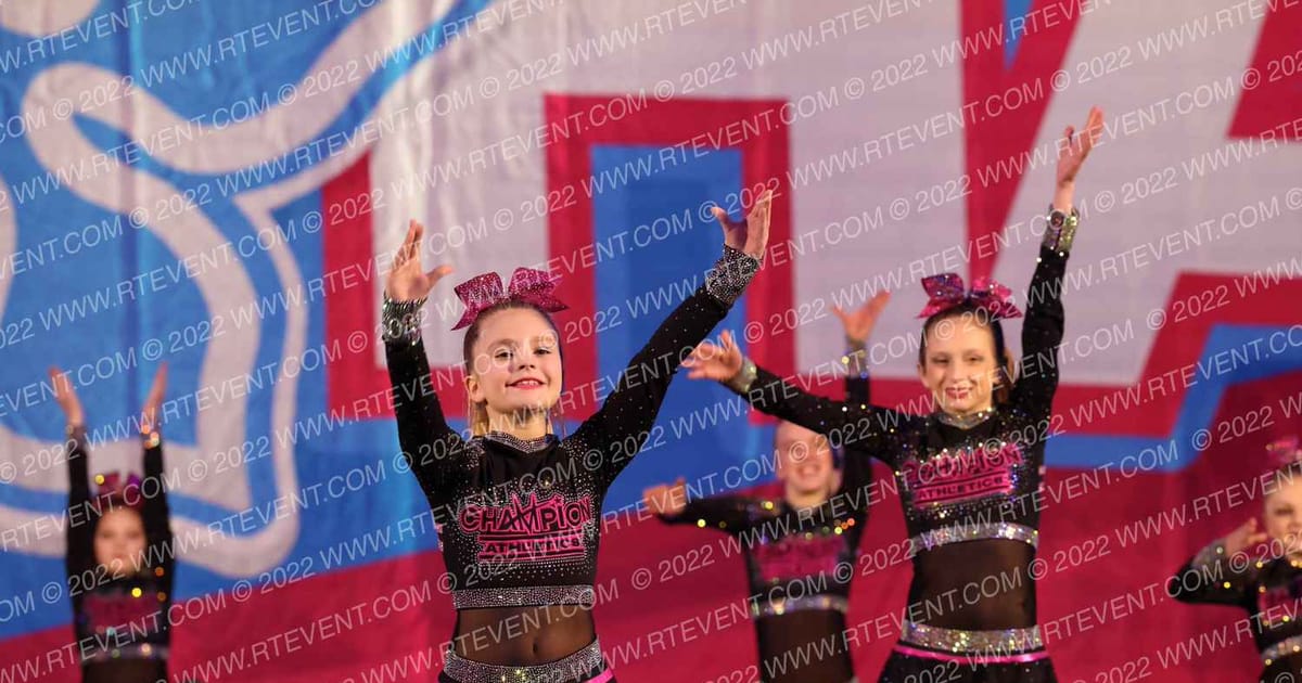 Champion Athletics Cheer and Dance Pink Charm · Aloha showdown FIXED