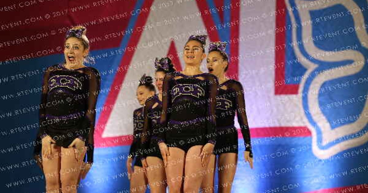 Express Cheer Force Purple Reign · Aloha Worcester Showdown