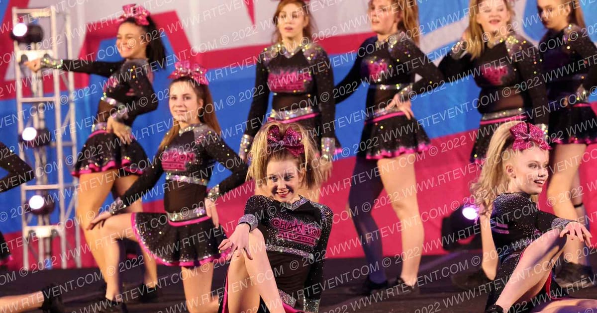 Champion Athletics Cheer and Dance Pink Envy · Aloha showdown FIXED