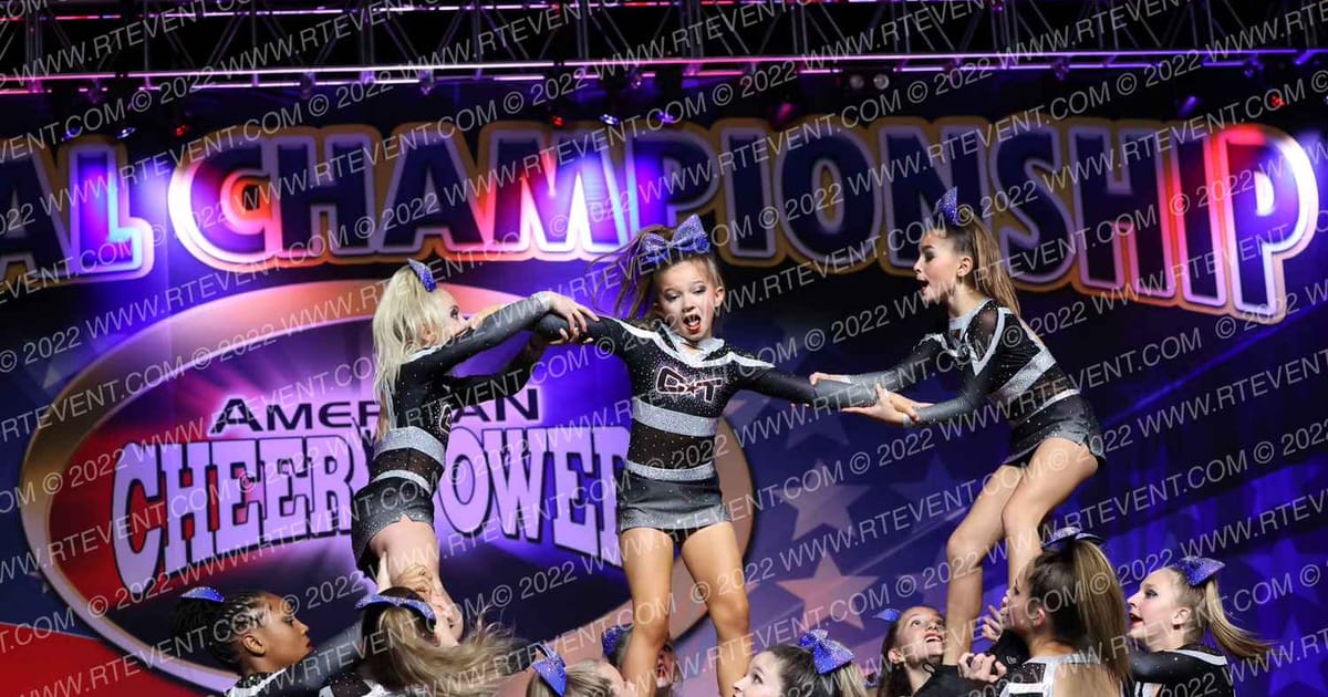 Cheer Town USA BLUE FLAMES · ACP Southern Nationals FIXED