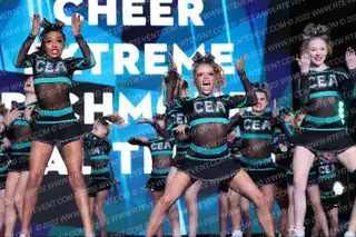 Cheer Extreme Richmond Teal Tiaras
