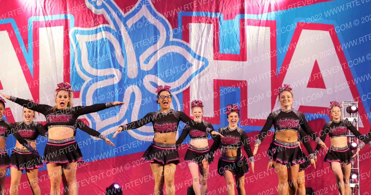 Champion Athletics Cheer and Dance Obsidian · Aloha showdown FIXED