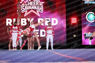 Cheer Savannah All Stars Ruby Red Coed