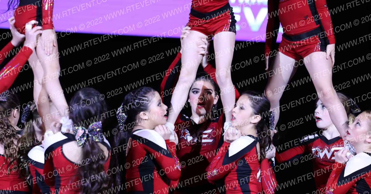 Woodlands Elite Cheer Company Officers Magnolia · Next Level Nationals