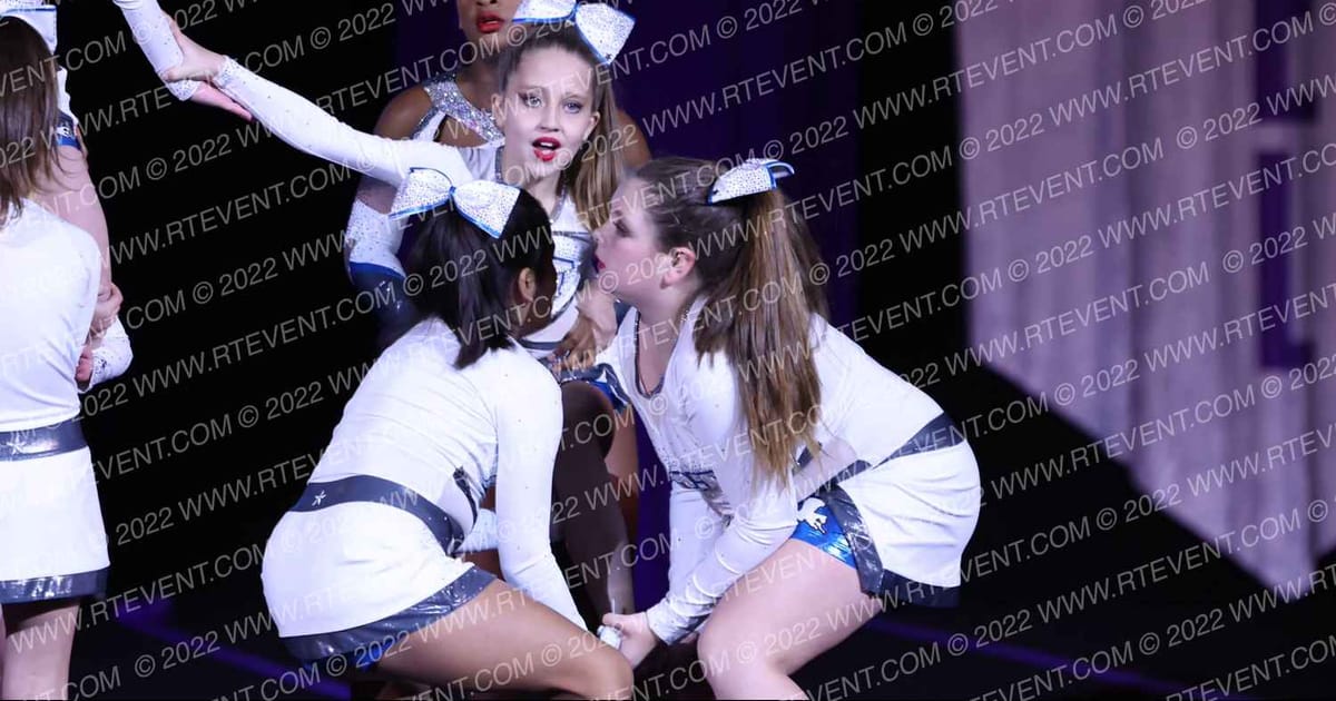 Lake Charles Cheer Training Blue Sapphire · Next Level Nationals