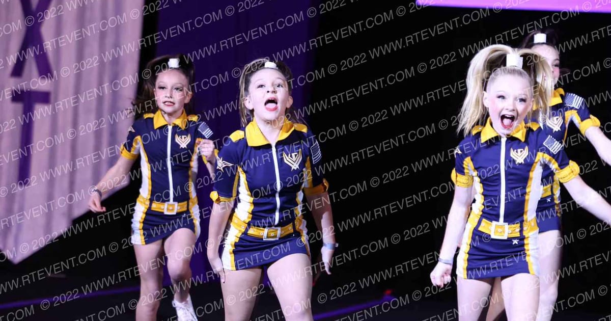 University Cheer Air Force F-22 Raptors · Next Level Nationals