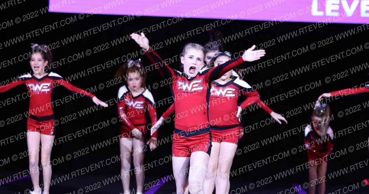 Woodlands Elite Cheer Company Lieutenants Magnolia · Next Level Nationals