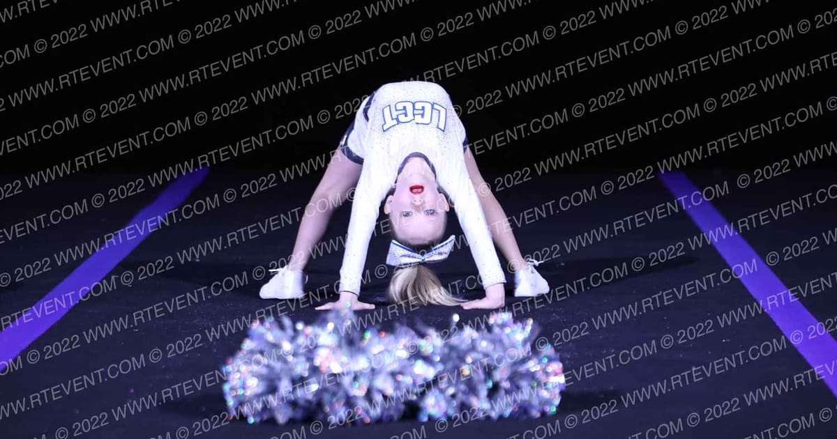 Lake Charles Cheer Training Silver Sparkles · Next Level Nationals
