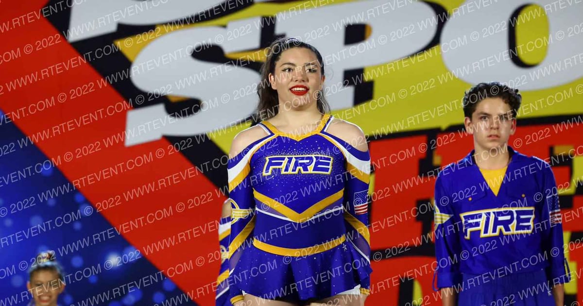Fire Cheer Allstars Blue Angels · Spirit Sports West Palm Beach Nationals DIDII