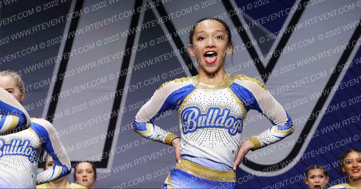 ROSEDALE MIDDLE CHEER BULLDOGS · Youth and School State Championship