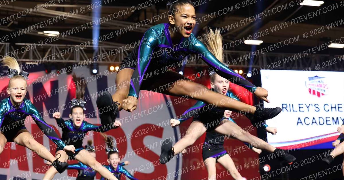Riley's Cheer Academy Purple Diamonds · NCA Roseville Showdown