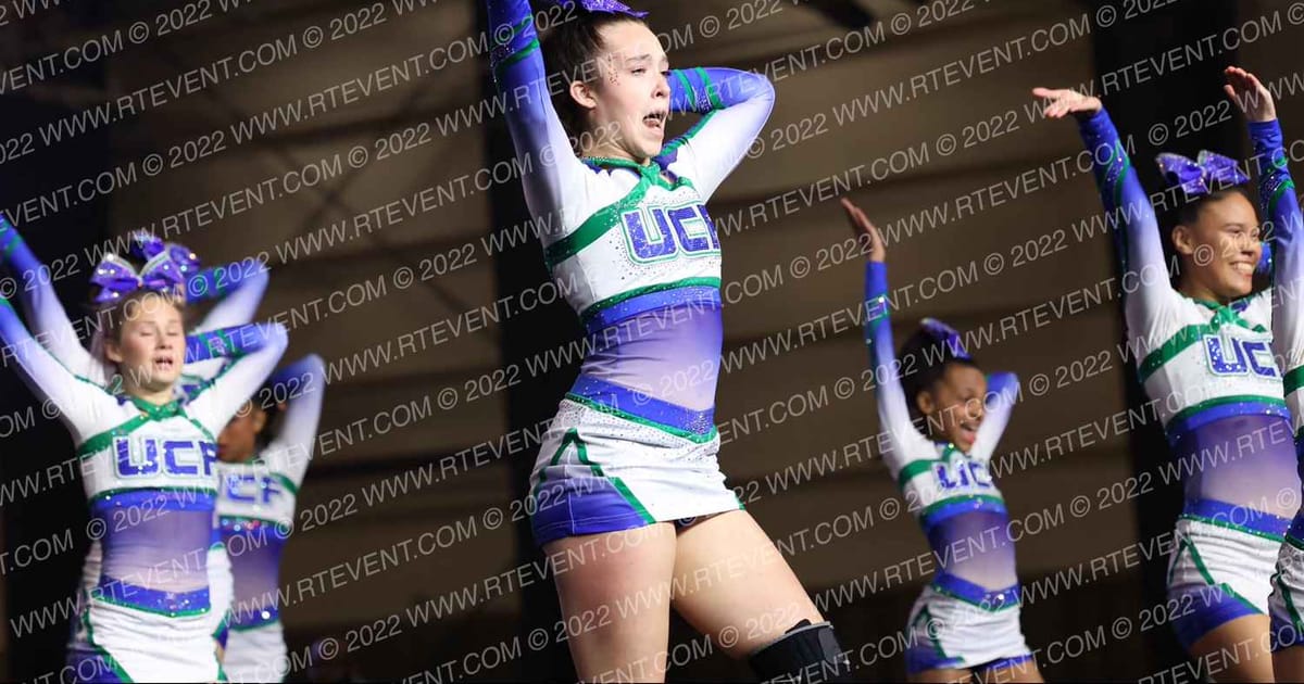 University Cheer Force Lightning · NCA Roseville Showdown