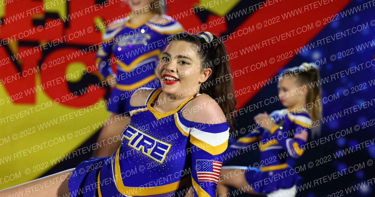 Fire Cheer Allstars Blue Angels · Spirit Sports West Palm Beach Nationals DIDII