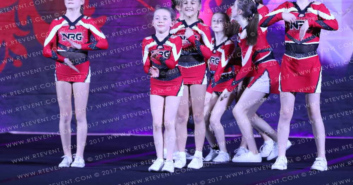 NRG Extreme Cheerleaders Honey Bees · Hear of England UK University Nationals