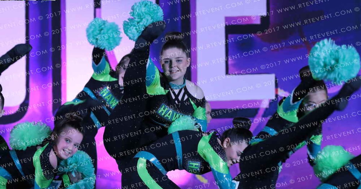 Hawks Intensity Cheer   Dance Team Emeralds · Hear of England UK University Nationals