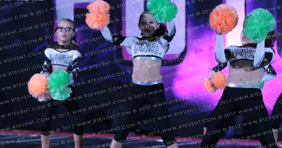 Hartlepool Hawks Cheerleading Academy Movement · Hear of England UK University Nationals