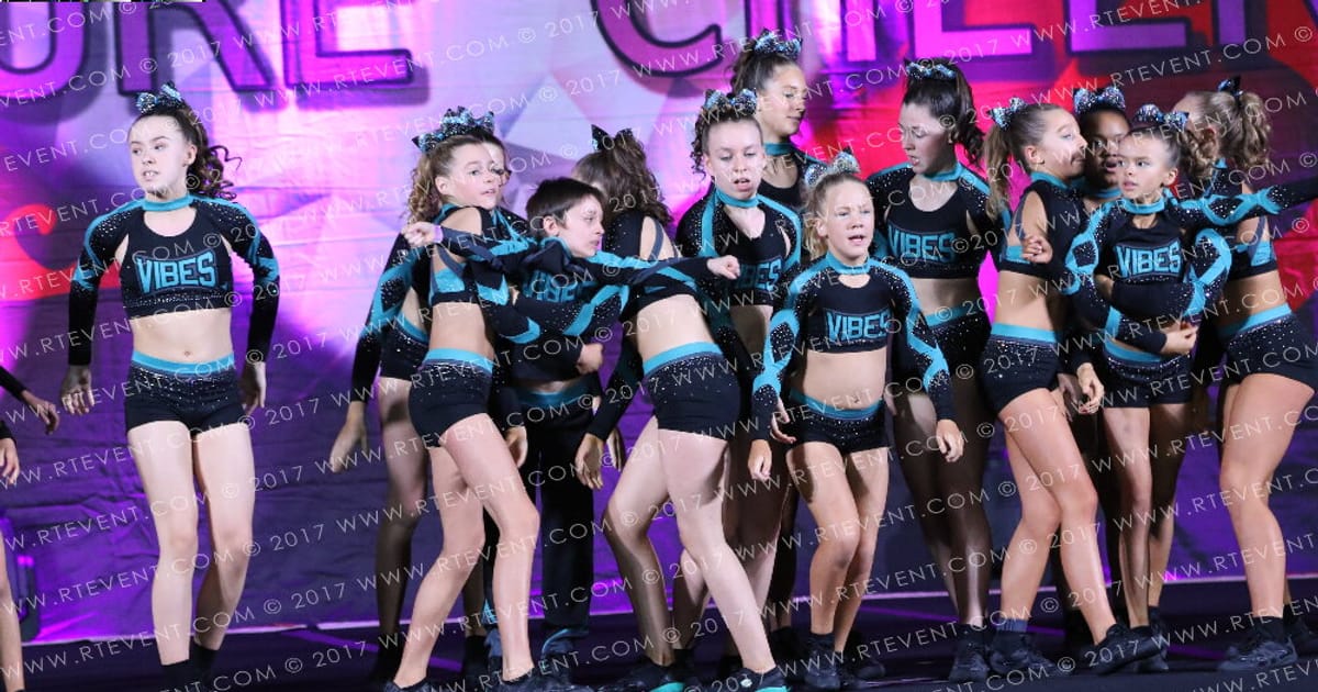 Vibes Cheerleading EMPOWERED · Hear of England UK University Nationals
