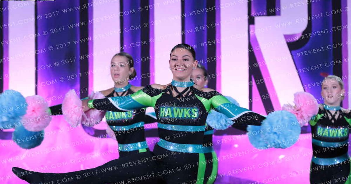 Hawks Intensity Cheer   Dance Team Amethyst · Hear of England UK University Nationals