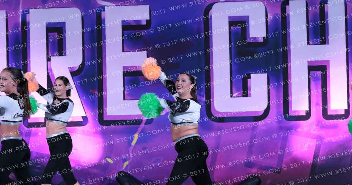 Hartlepool Hawks Cheerleading Academy Distinction · Hear of England UK University Nationals