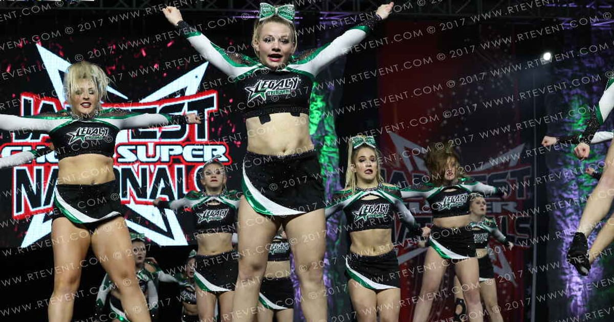 Legacy Xtreme All Stars LADY SCORPS · JAMFest Cheer Super Nationals