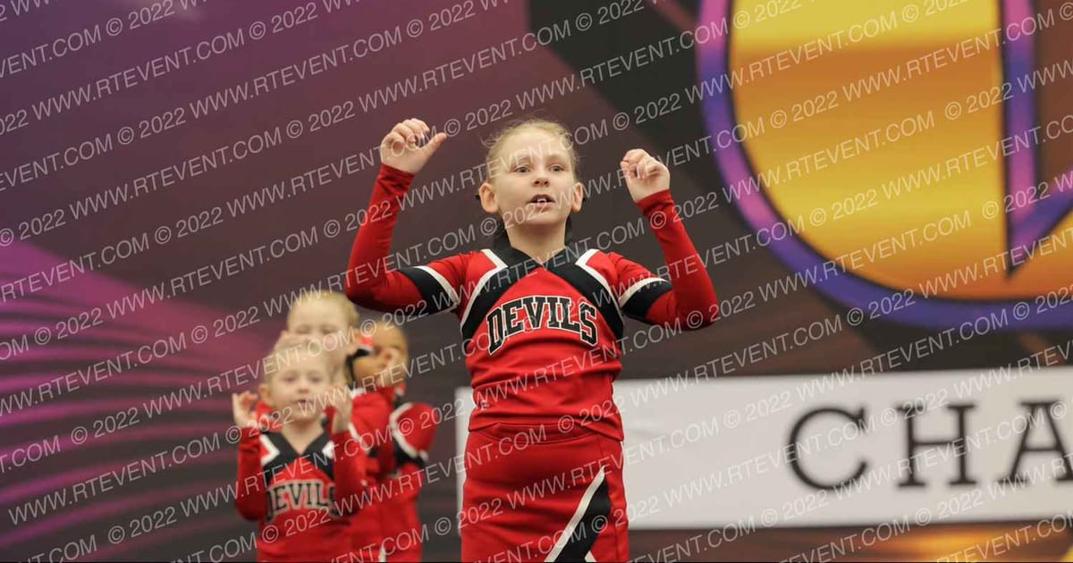 Red Devil Cheerleading MINI DEVILS · The Red Hot Cheer and Dance Competition