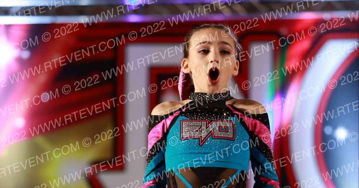 Evolution Cheer Teal Burst · Encore Philly Showdown FIXED