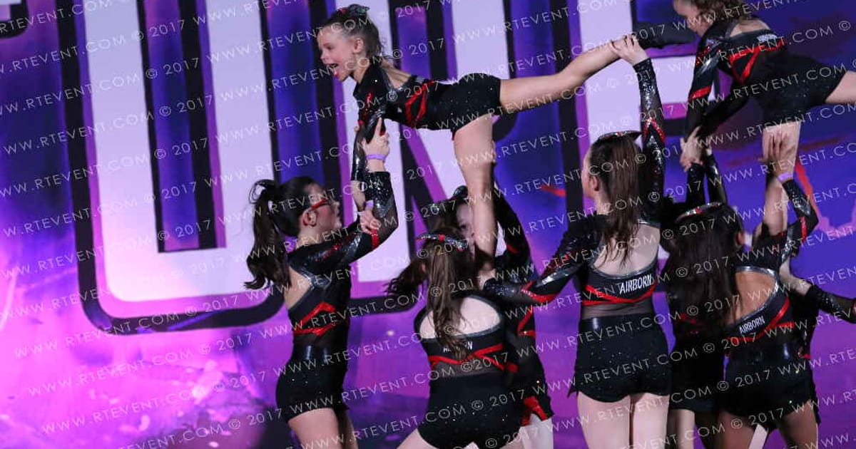 Airborn Allstars Firebirds · Hear of England UK University Nationals