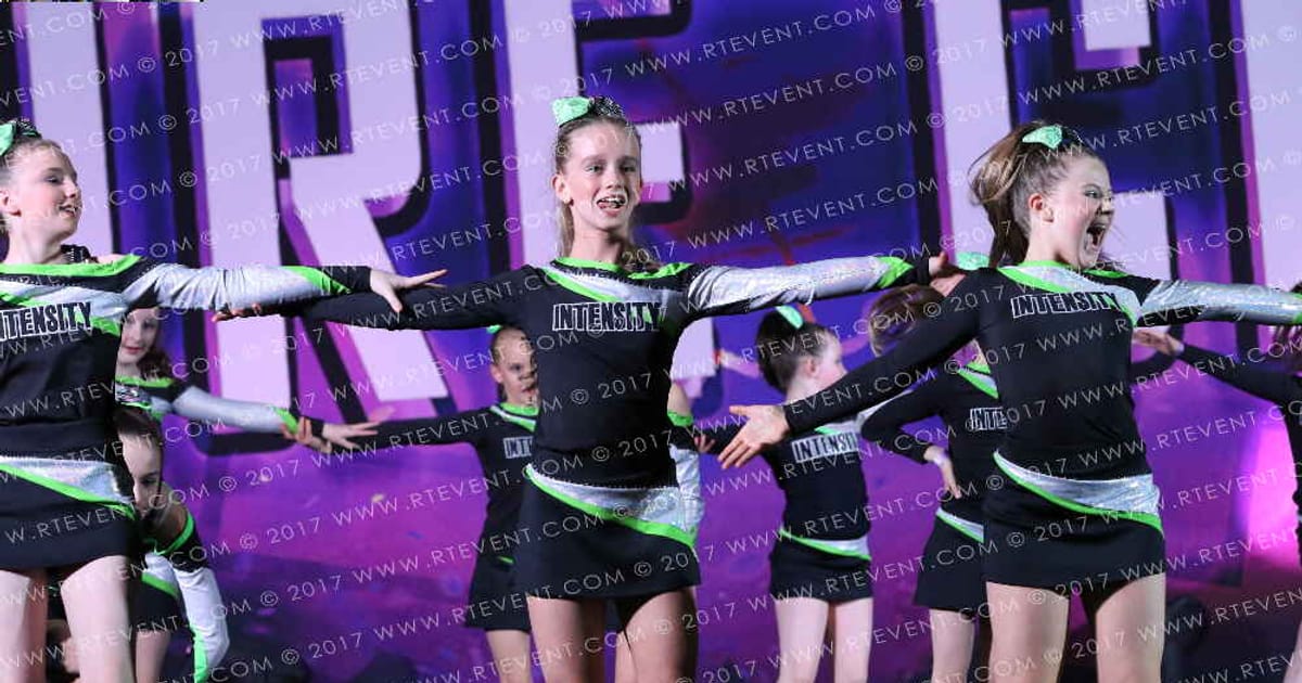 Intensity Cheer and Dance FRENZY · Hear of England UK University Nationals
